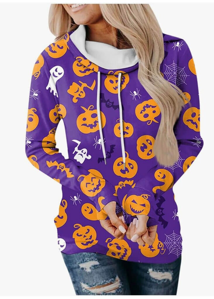Halloween Pullover für Damen – 50% Rabatt