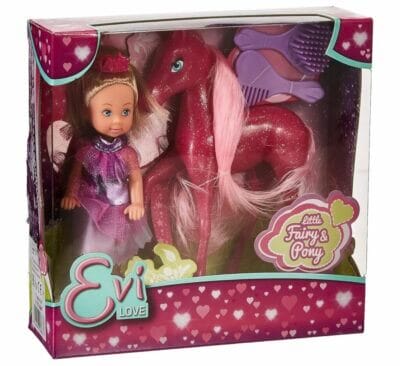 Entzückende Prinzessin-Puppe: Simba Evi Love Little Fairy & Pony - Ideales Spielzeug für kreative Kinder.