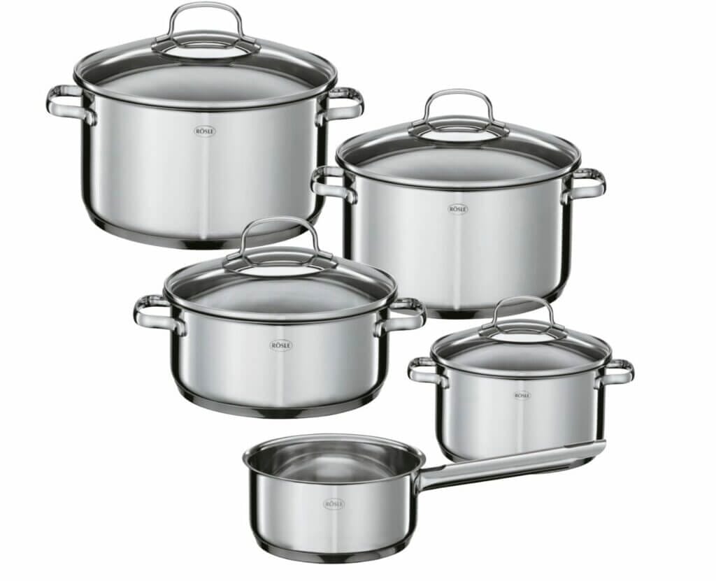 RÖSLE ELEGANCE Topfset (5-teilig) – 50% Rabatt