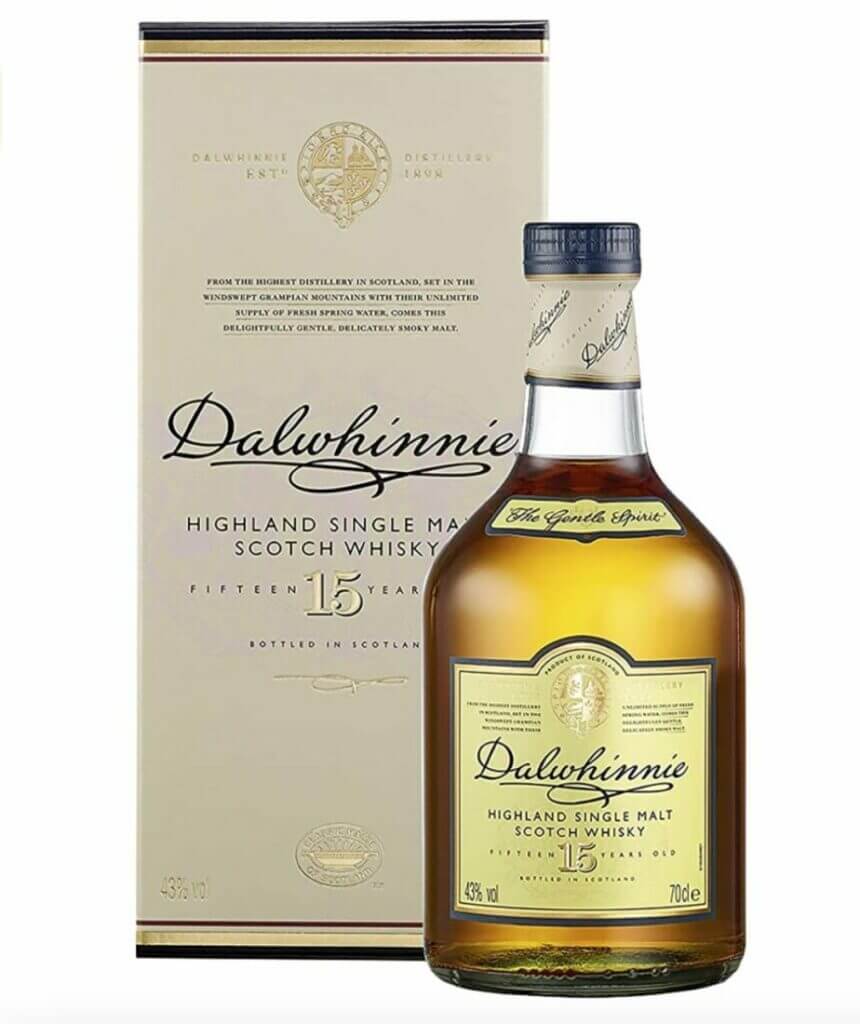 Dalwhinnie Highland Single Malt Scotch Whisky – 31% Rabatt