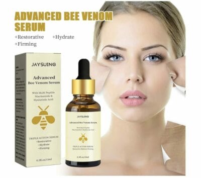 Entdecke das Advanced Bee Venom Serum für strahlend jugendliche Haut mit Bienengift Anti-Aging-Essenz.