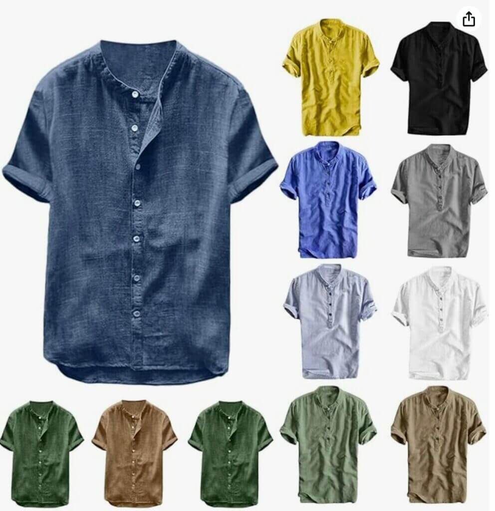 Kurzes Herren Hemd – 50% Rabatt