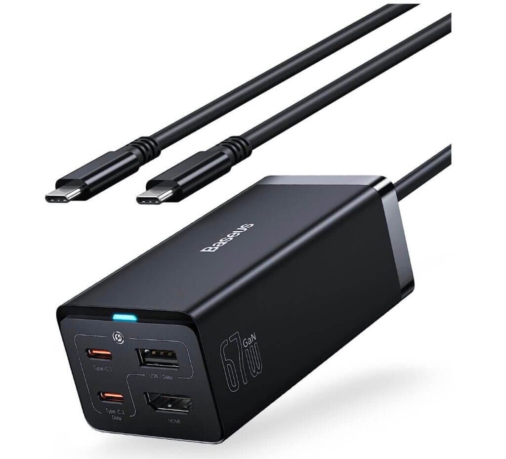 Baseus 67W USB-C Ladestation – 50% Rabatt