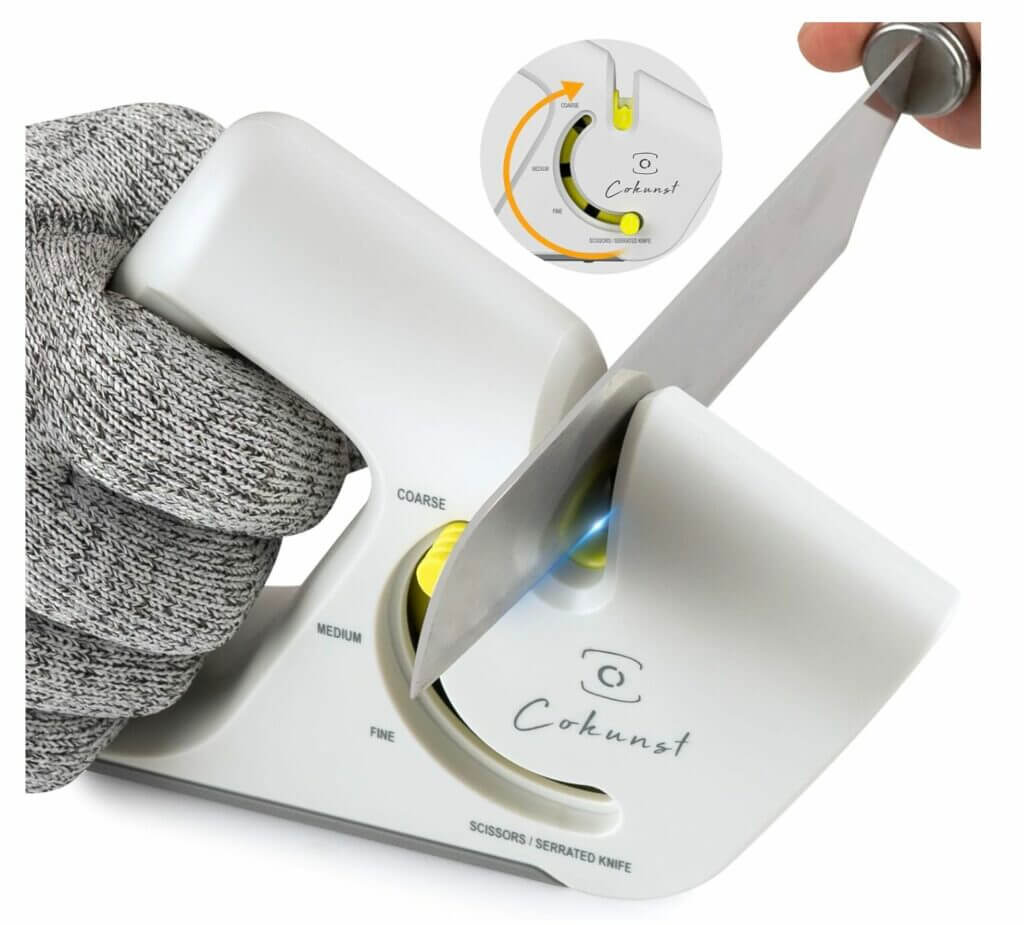 COKUNST Messerschärfer – 50% Rabatt