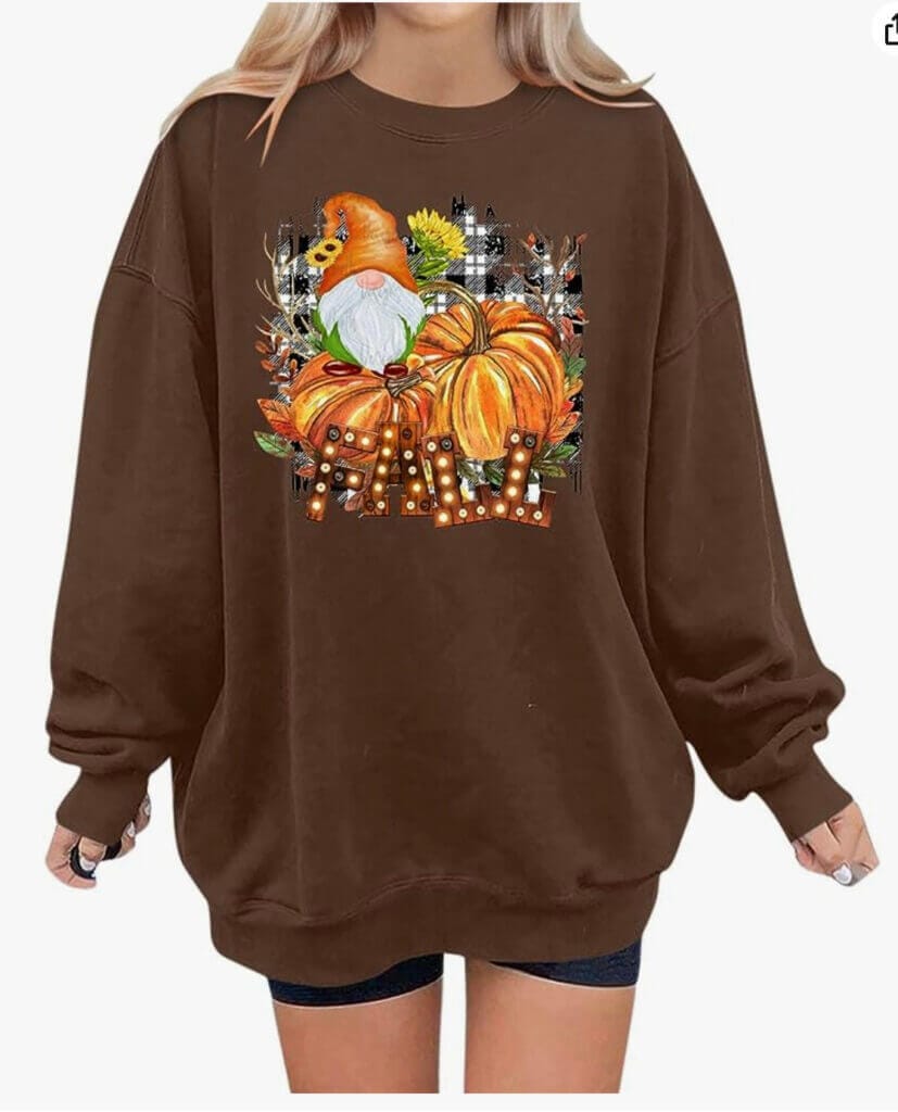 FUPODD Halloween Sweatshirt für Damen – 50% Rabatt