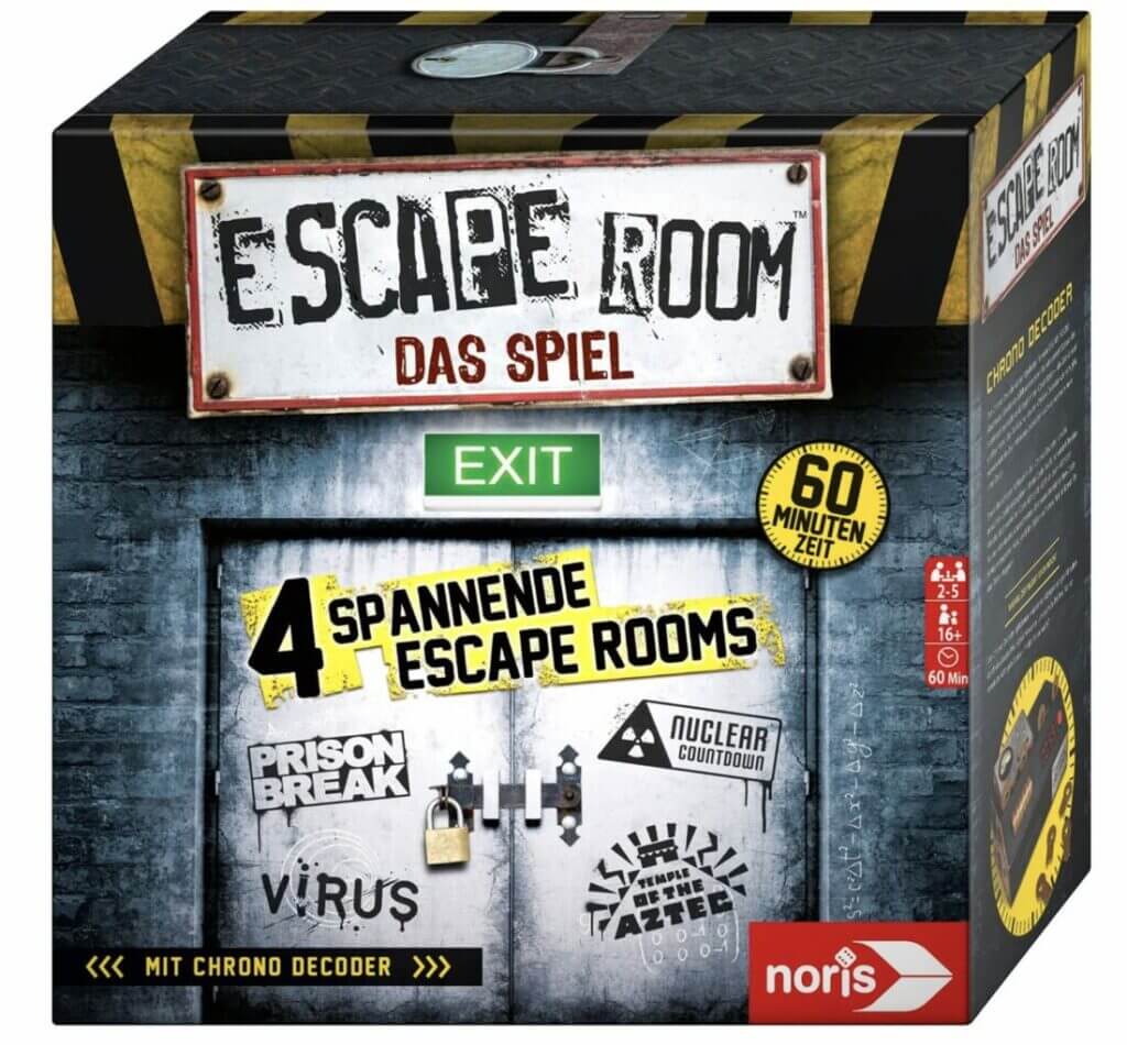 Noris – Escape Room (Grundspiel) – Familien und Gesellschaftsspiel für Erwachsene – 57% Rabatt