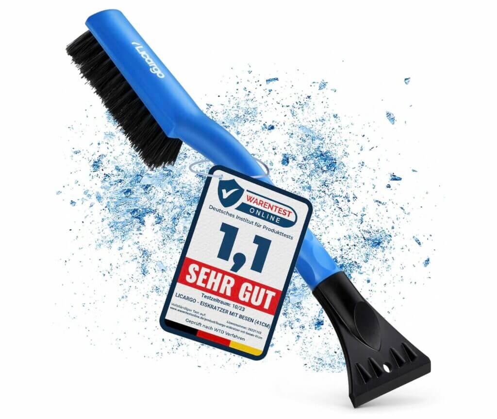 LICARGO Eiskratzer mit Besen – 30% Rabatt