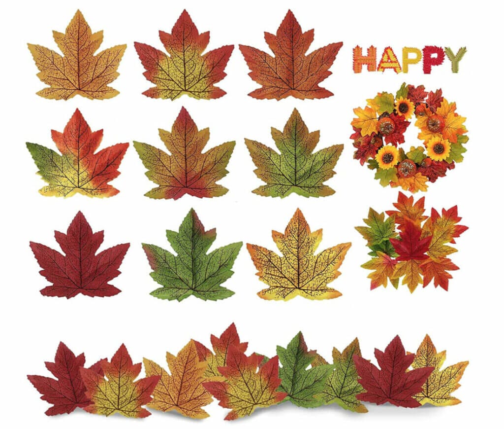 Werde kreativ: Snakell Künstliche Ahornblätter (50 Stück) – 70% Rabatt