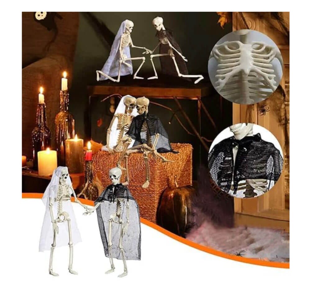yruphome Halloween Deko Skeletten – 50% Rabatt