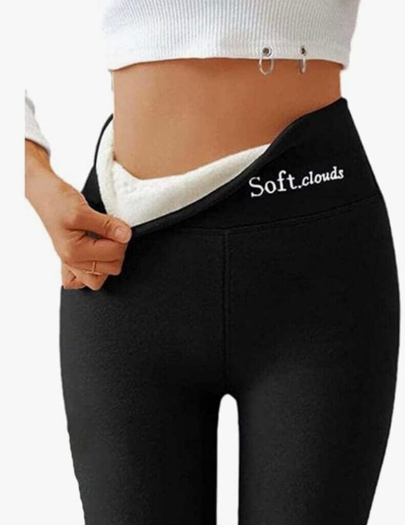 Gefütterte Fleece Leggings – 50% Rabatt