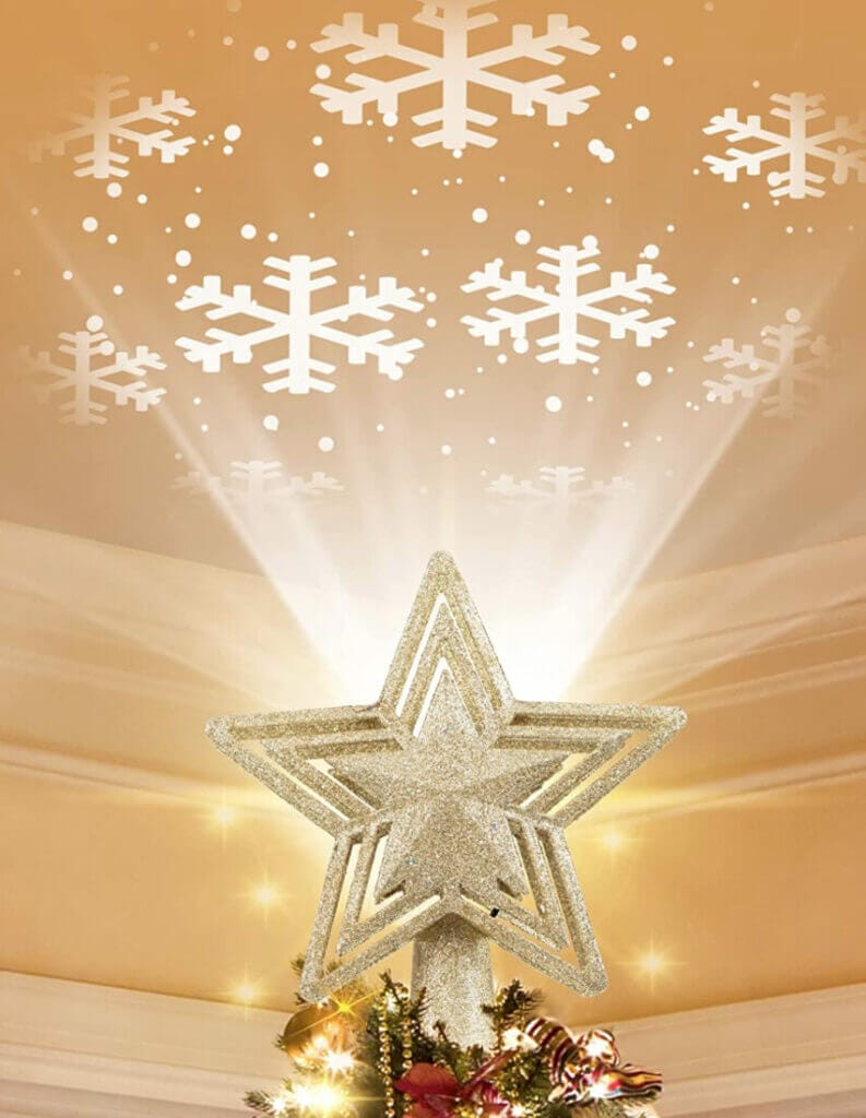 Toll für Weihnachten: LED Weihnachtsbaum-Stern – 47% Rabatt