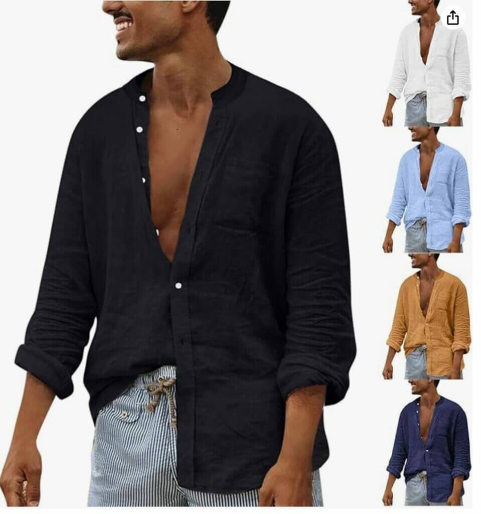 Herren Langarmhemd – 50% Rabatt