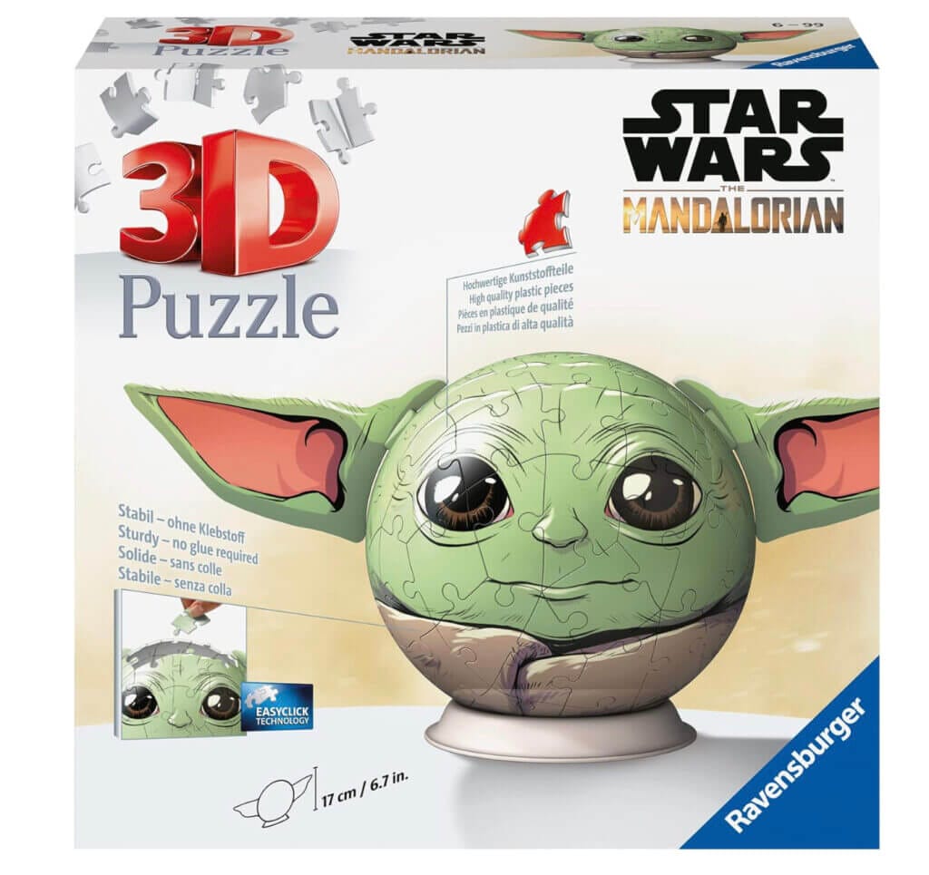 Ravensburger 3D Puzzle Ball Grogu 27 Rabatt