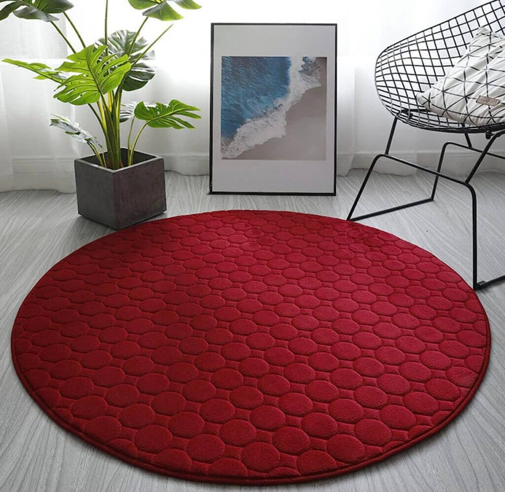 Runder Teppich (80×80 cm) – 50% Rabatt