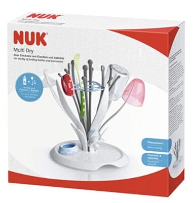 NUK MultiDry Trockenstaender praktisches Trocknen von bis zu 6 Babyflaschen und Zubehoer BPA frei1