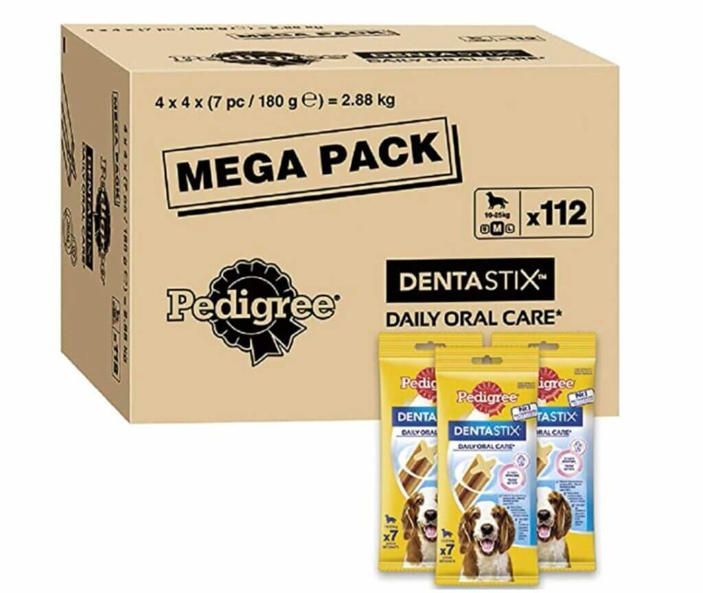Pedigree DentaStix Daily Oral Care Zahnpflegesnack 112 Stück – 49% Rabatt + 10% Spar-Abo