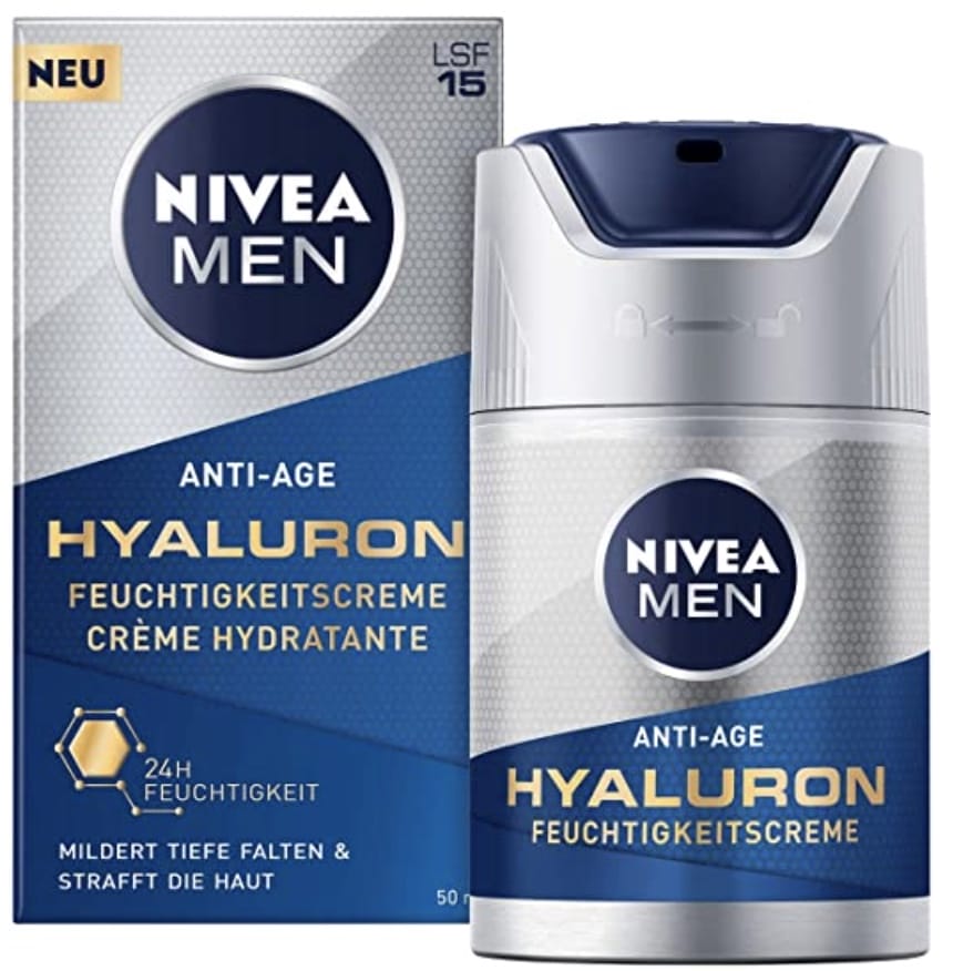 Nivea Men Anti-Age Hyaluron Feuchtigkeitscreme (50 ml) – 32% Rabatt + 10% Spar-Abo