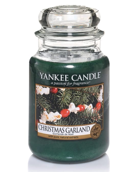 Yankee Candle Duftkerze im Glas (groß) | Christmas Garland – 45% Rabatt