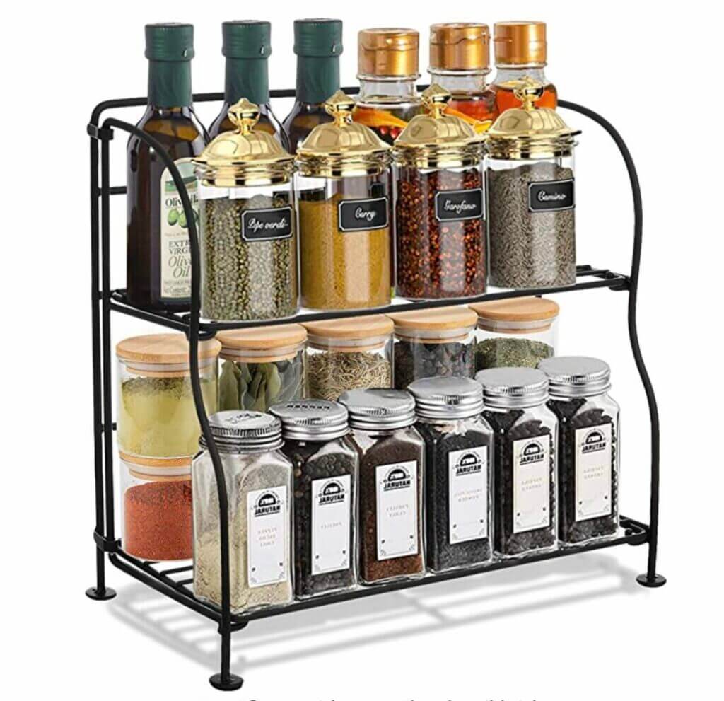 Ein Highlight in jeder Küche: GEMITTO faltbares Gewürzregal – 50% Rabatt