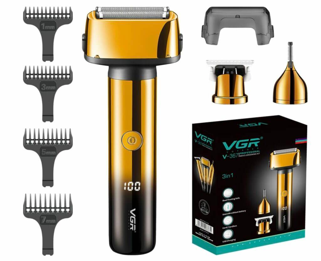 3 in 1 Rasierer für Herren – 35% Rabatt