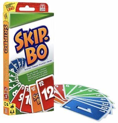 Mattel Games 52370 Skip Bo Kartenspiel und Familienspiel