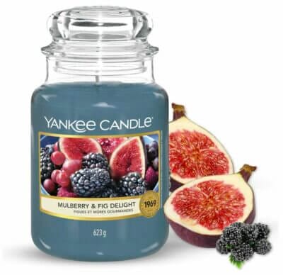 Mulberry & Fig Yankee Candle Duftkerze im Glas