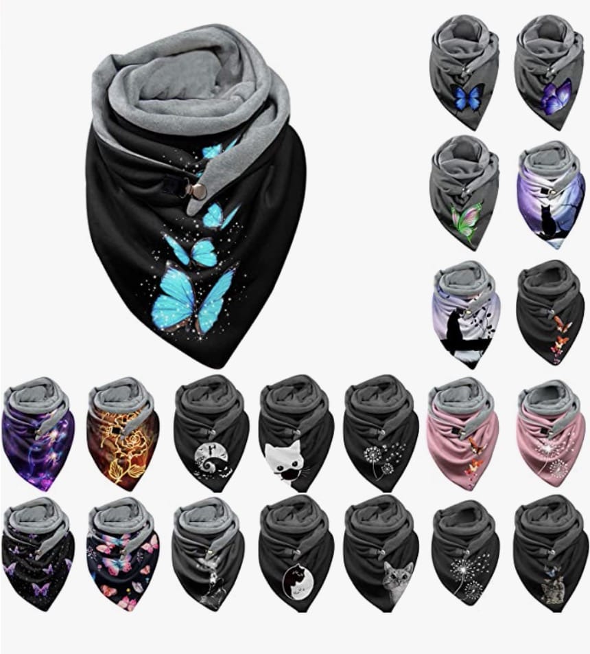 Dreiecksschal im XXL Format mit vielen verschiedenen Motiven – 50% Rabatt