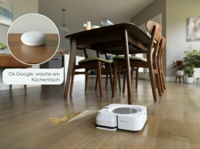 iRobot Braava Jet mit Smart home Funktion im Einsatz