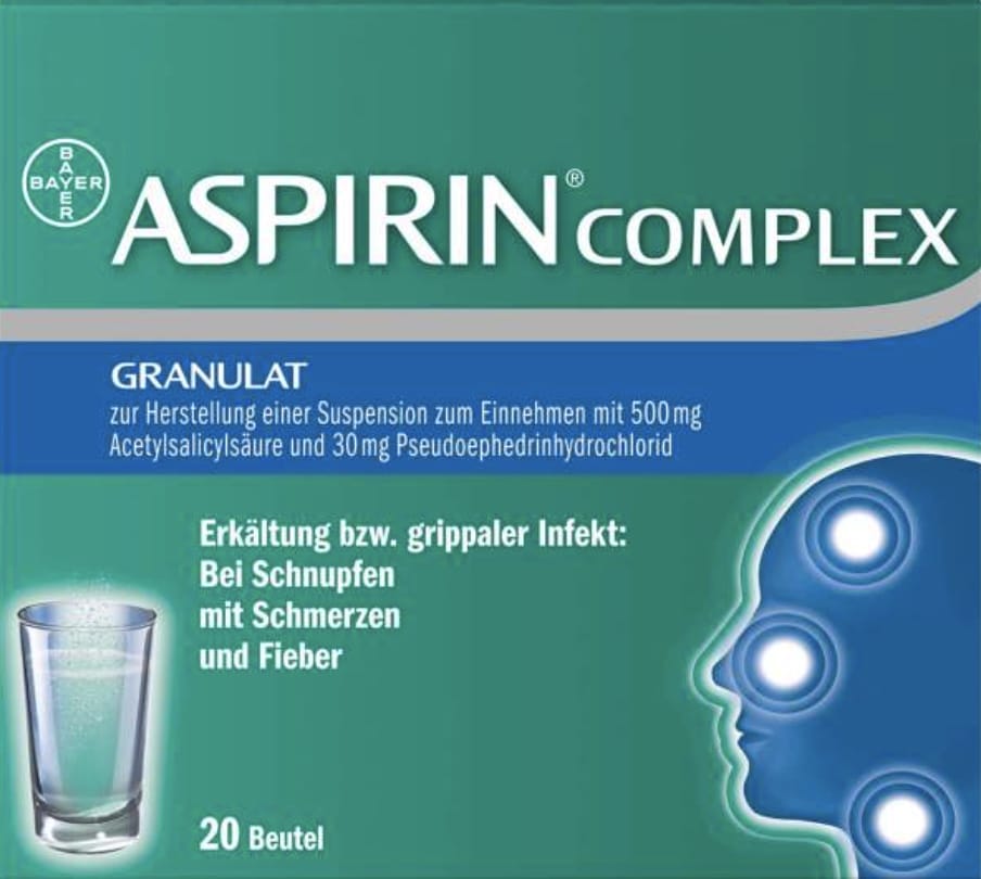 Sparpreis: Aspirin Complex 20 Beutel Granulat – 36% Rabatt