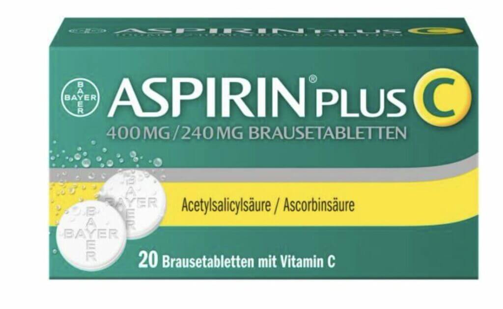 Der Klassiker: Aspirin Plus C 20 Brausetabletten – 24% Rabatt