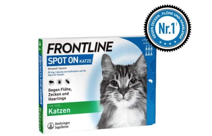 Frontline Spot on Katze – 3 Pipetten – 20% Rabatt