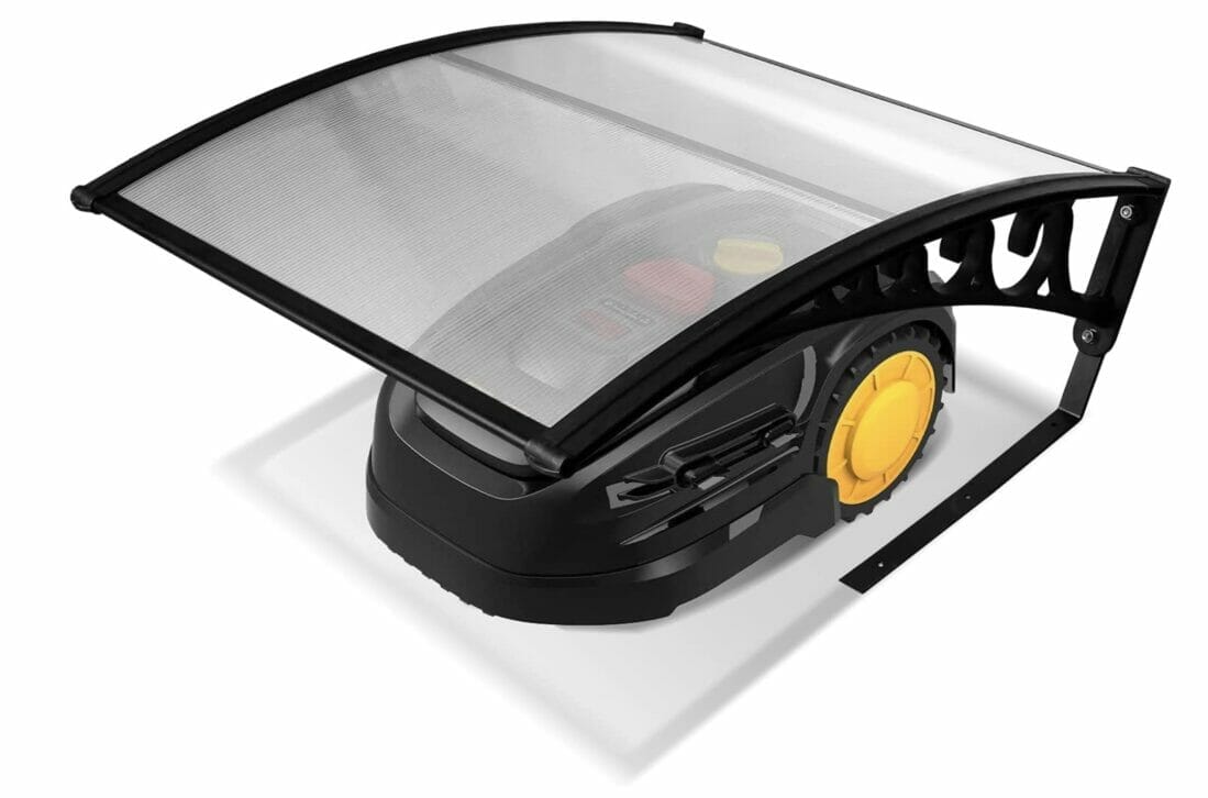 Überdachung für Mähroboter – 40% Rabatt