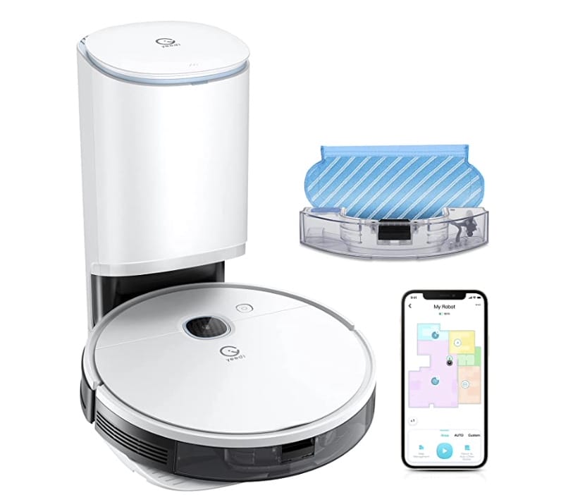 yeedi vac Station, Saugroboter mit Wischfunktion und automatischer Absaugstation – 30% Rabatt