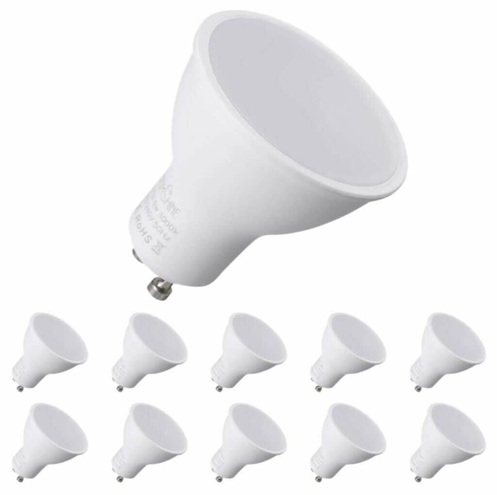 GU10 6W LED-Lampen (10 Stück) – 38% Rabatt