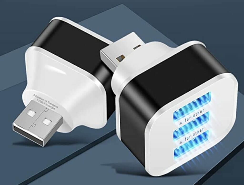 Damit dir nie der Strom ausgeht: USB-Ladegerät mit 3 Ports – 50% Rabatt