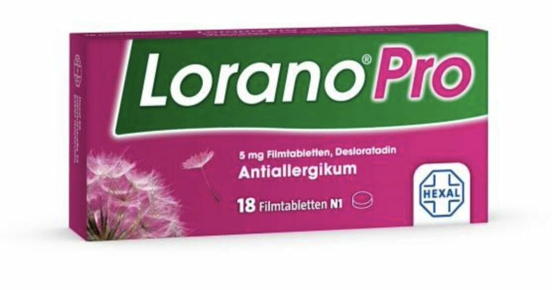 Lorano Pro 5 mg 18 Filmtabletten – 27% Rabatt