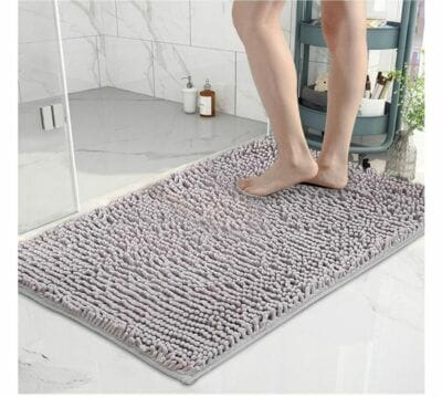 Badematte aus Hochflor Mikrofaser