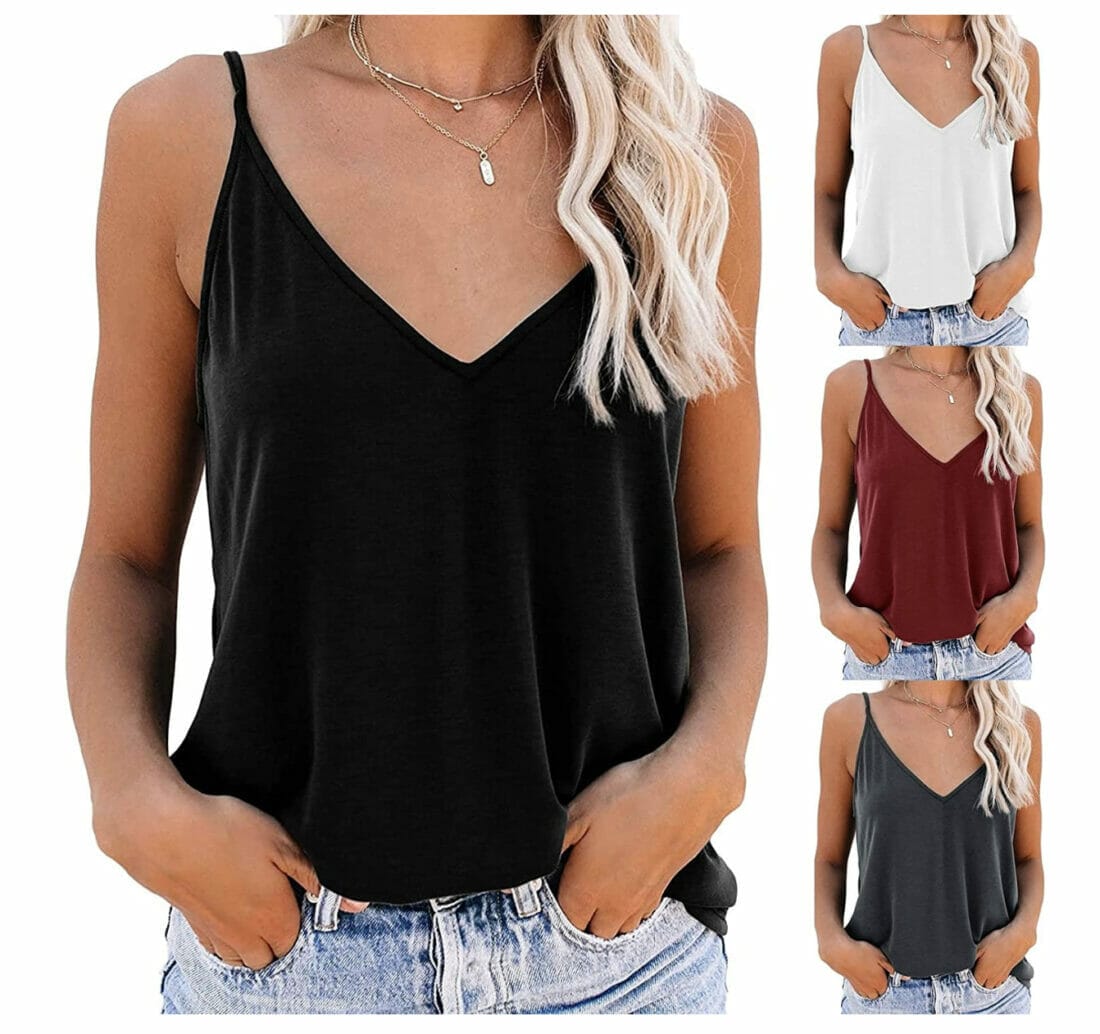 Spaghetti Träger Top in verschiedenen Farben – 50% Rabatt
