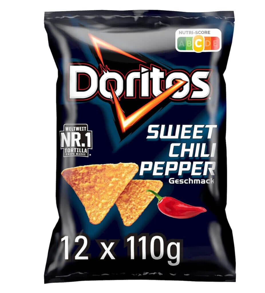 Doritos Sweet Chili Pepper Tortilla Nachos (12er-Pack) – 40% Rabatt