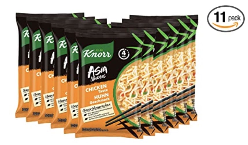 Knorr ASIA Noodles Express Huhn 11er Pack – 38% Rabatt