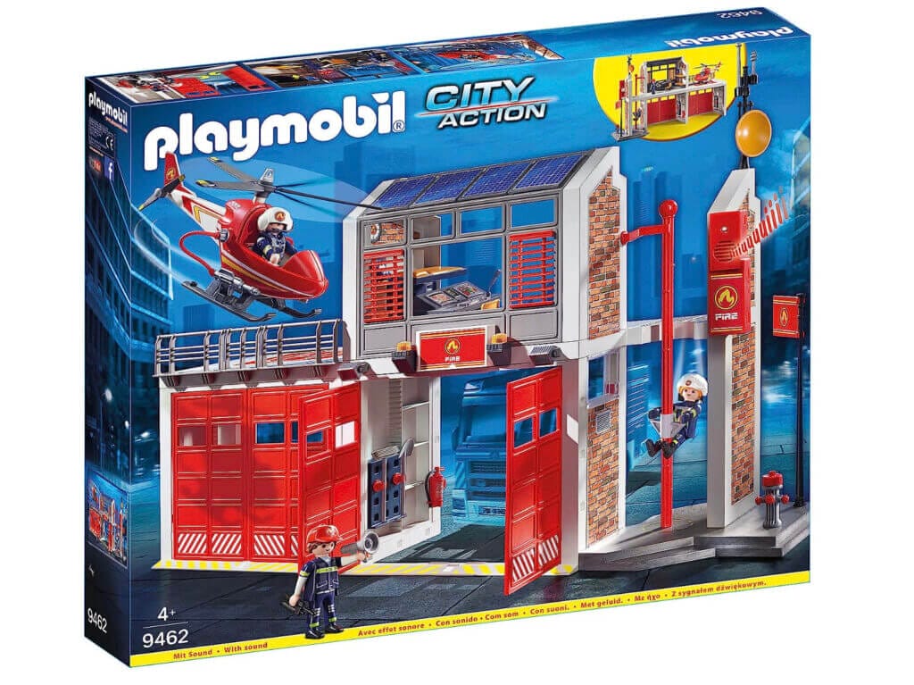 Playmobil City Action Große Feuerwache mit Soundeffekten – 36% Rabatt