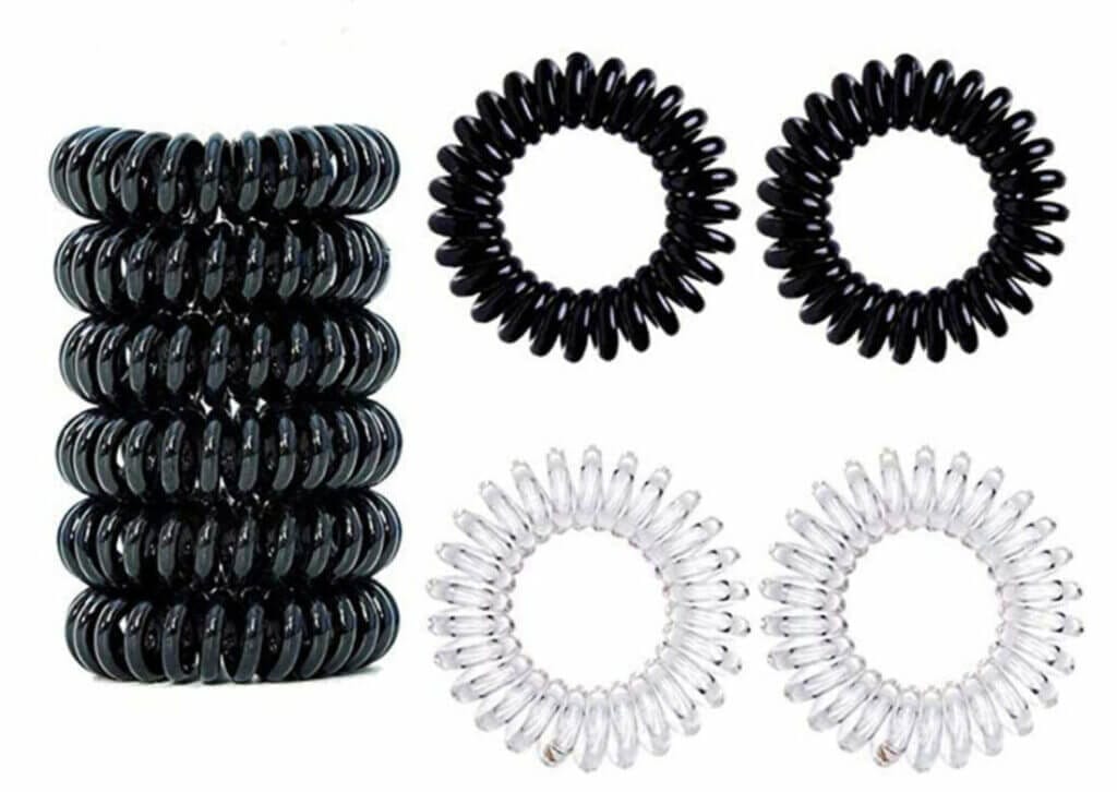 Spiralförmige Haargummis im 12er Pack – 70% Rabatt