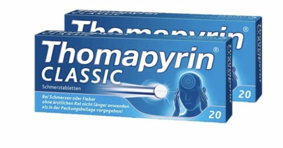 Thomapyrin Classic 2 x 20 Tabletten – 40% Rabatt