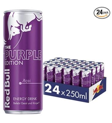 Red Bull Energy Drink Purple