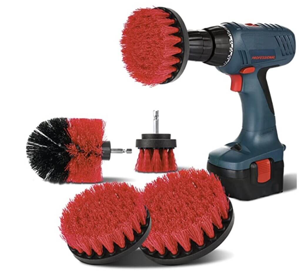 Bürstenaufsatz-Set für den Akkuschrauber (4-teilig) – 35% Rabatt