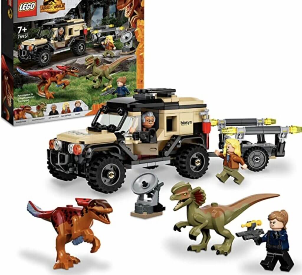 LEGO Jurassic World Pyroraptor & Dilophosaurus Transport – 28% Rabatt