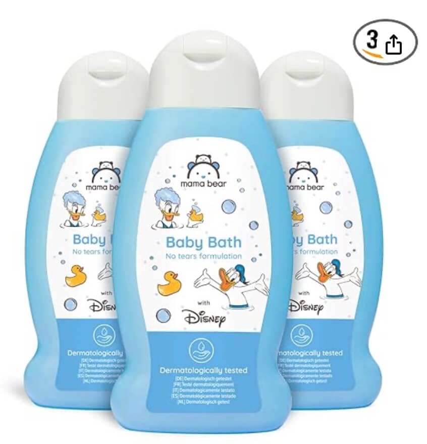 Mama Bear – Disney – Babybad (Keine-Tränen-Formel) – 3-er Pack x 300ml – 48% Rabatt