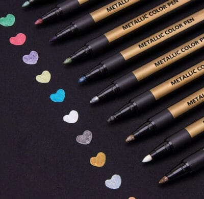 Metallic Marker Stifte Set