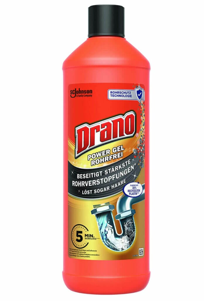 Drano Mr Muscle Power Gel Rohrfrei Abflussreiniger – 27% Rabatt + 10% Spar-Abo + 10% auf die erste Spar-Abo-Bestellung