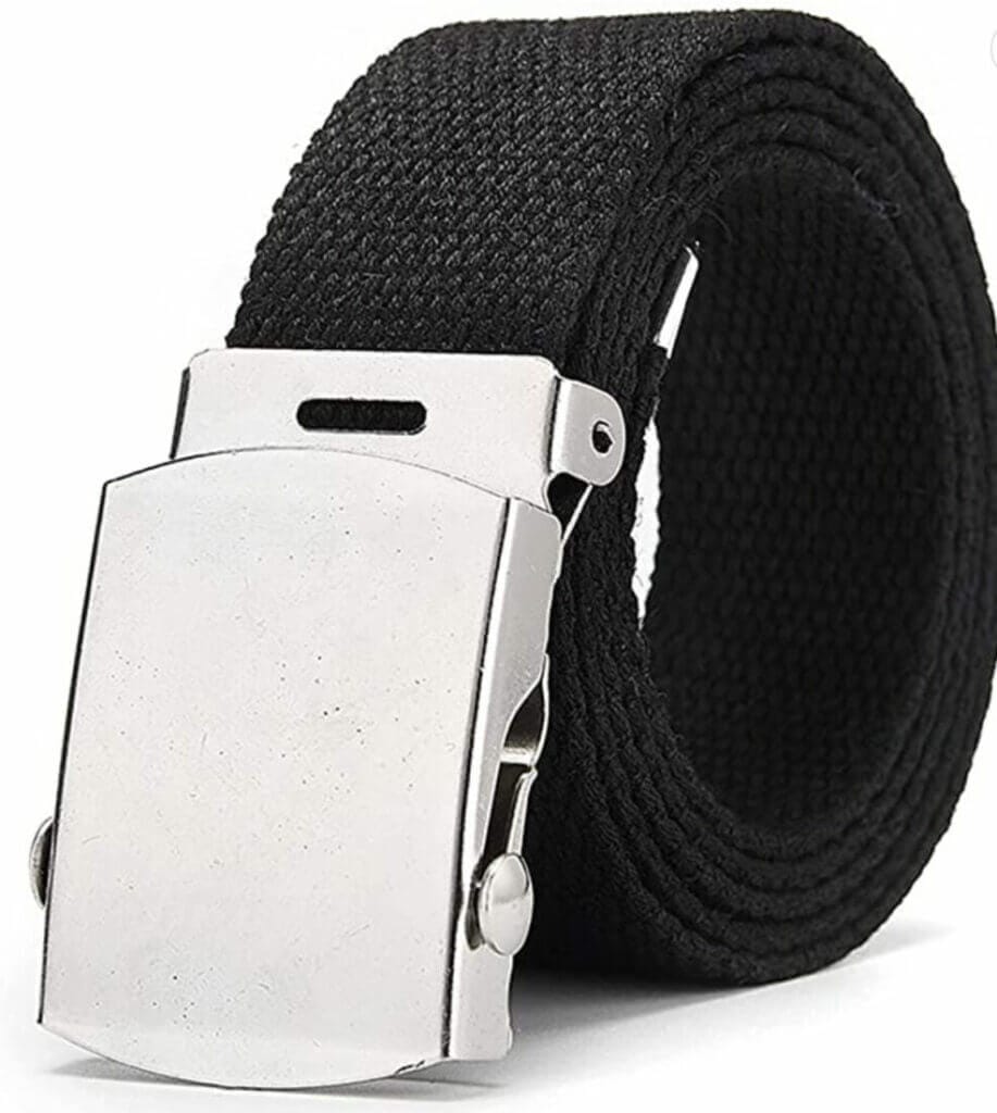 Kann man immer gebrauchen: Allegorly Unisex Canvas Gürtel – 50% Rabatt